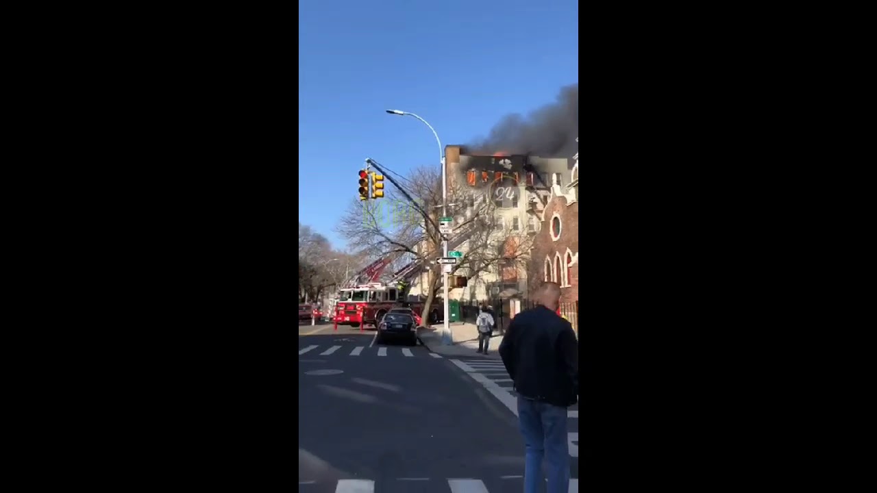 Brooklyn Apartment Building Fire!