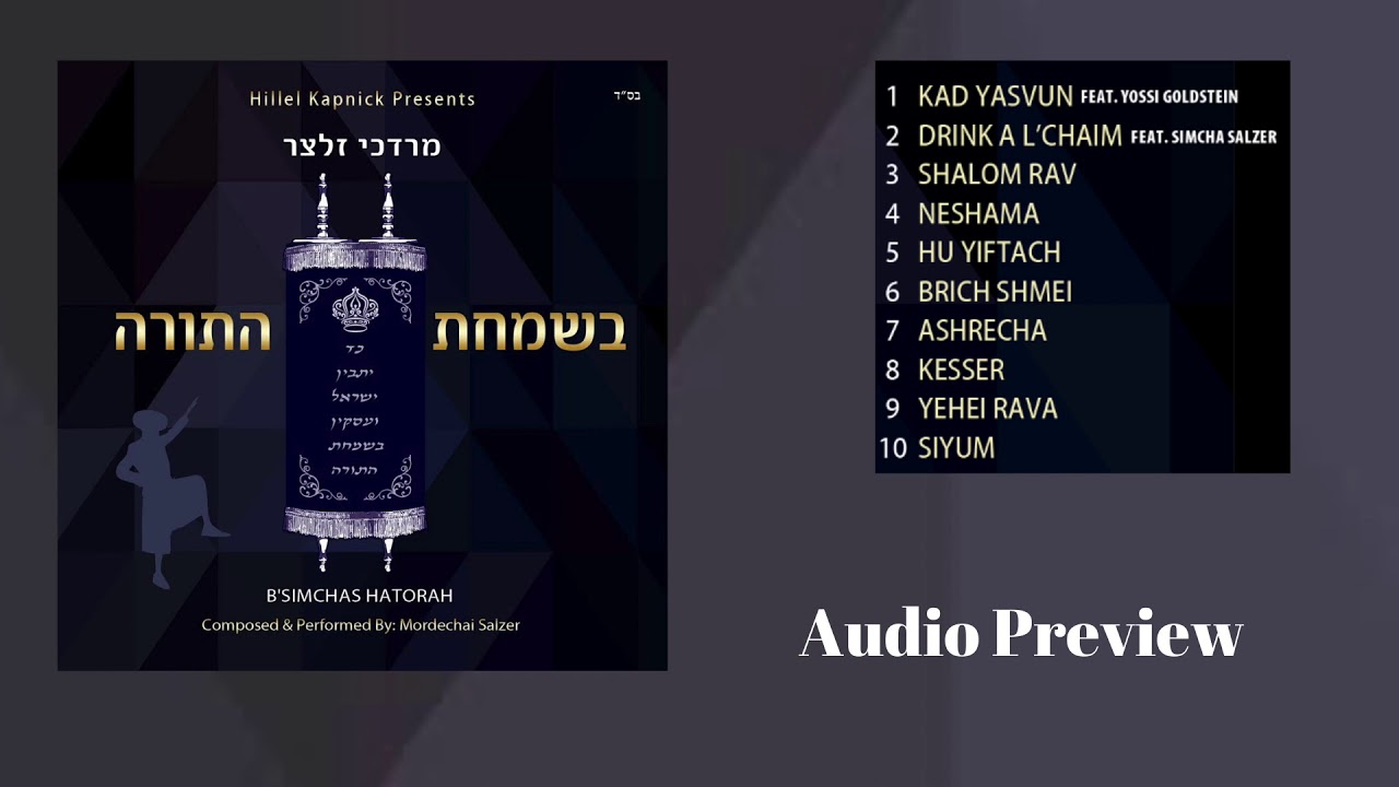Mordechai Salzer - Besimchas Hatorah - Audio Preview