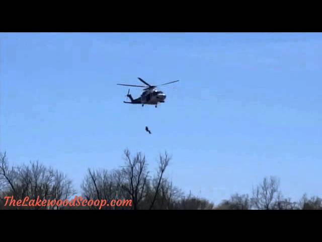 NJSP helicopter rescue training exercise