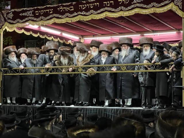 שמחת החתונה פון נכד כ"ק אדמו"ר מסאטמאר שליט"א