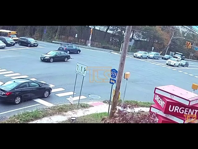 Surveillance video of accident Cedarbridge and New Hampshire