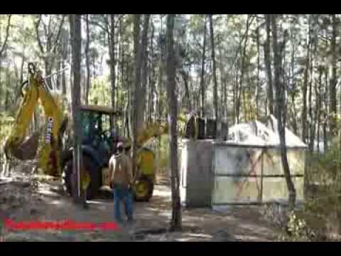 Township Tearing Down tents at Lakewood's Tent City 10 22 13