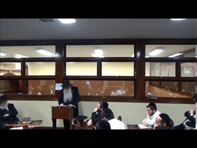 Reb Yeruchem speaking in Westgate Elul 2016
