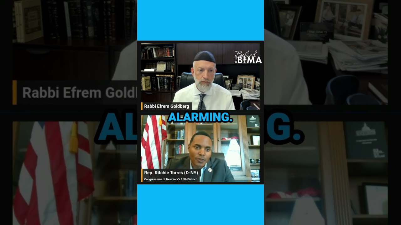 The ANTISEMITISM is ALARMING. Representative Ritchie Torres on Behind the Bima