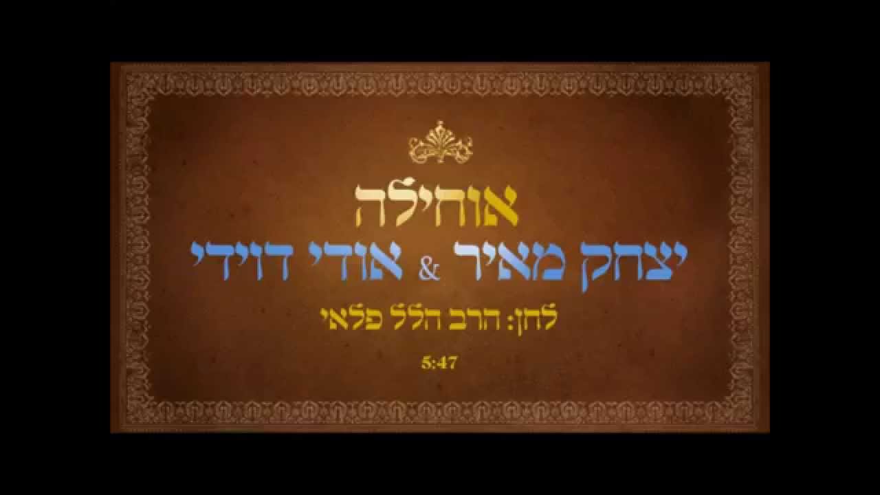 יצחק מאיר מארח את אודי דוידי - אוחילה לאל | Yitzchak Meir & Udi Davidi - Ochila La'el