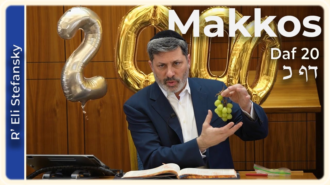 Daf Yomi Makkos Daf 20 by R’ Eli Stefansky
