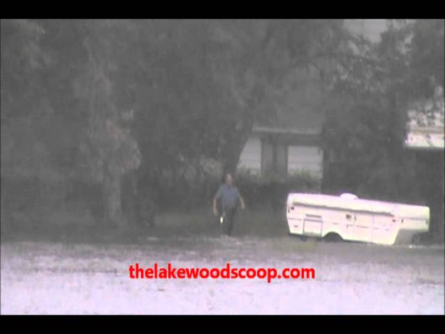 Evacuating South Lake Drive After Hurricane Irene