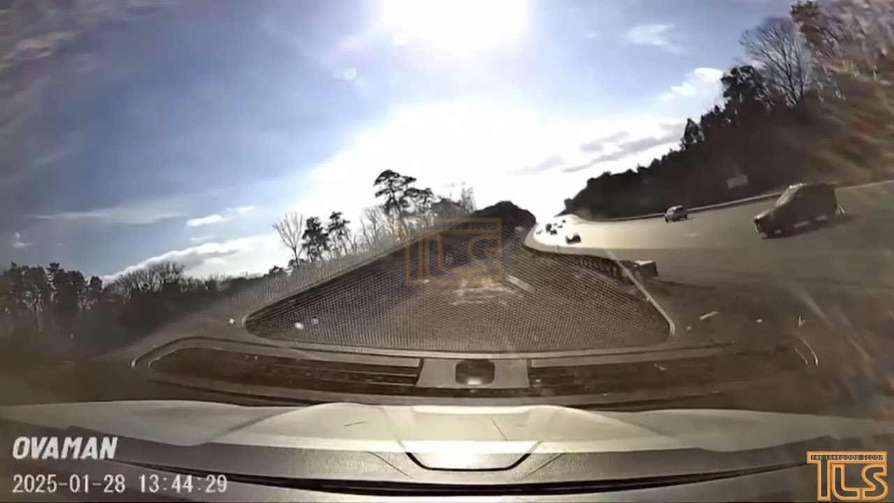 Dashcam video of accident on the GSP