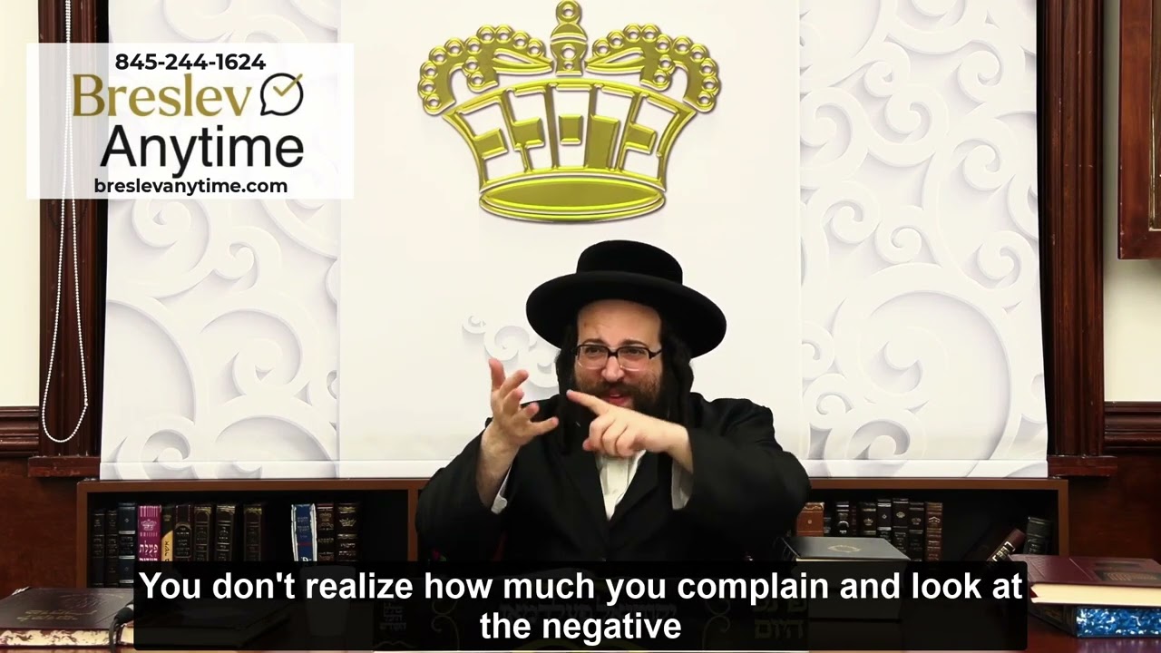 Rabbi Yoel Roth - Stop worrying and start thanking Hashem