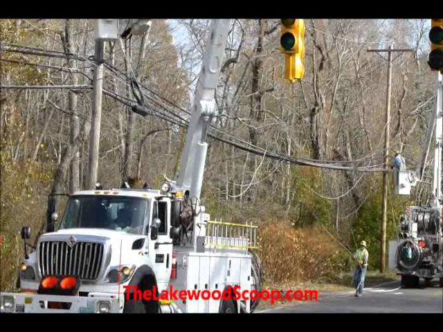 JCPL Repairs in Lakewood after Hurricane Sandy