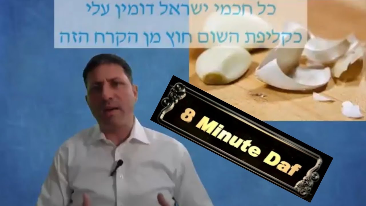 8 Min Daf - Bechoros Daf 58 by R’ Eli Stefansky