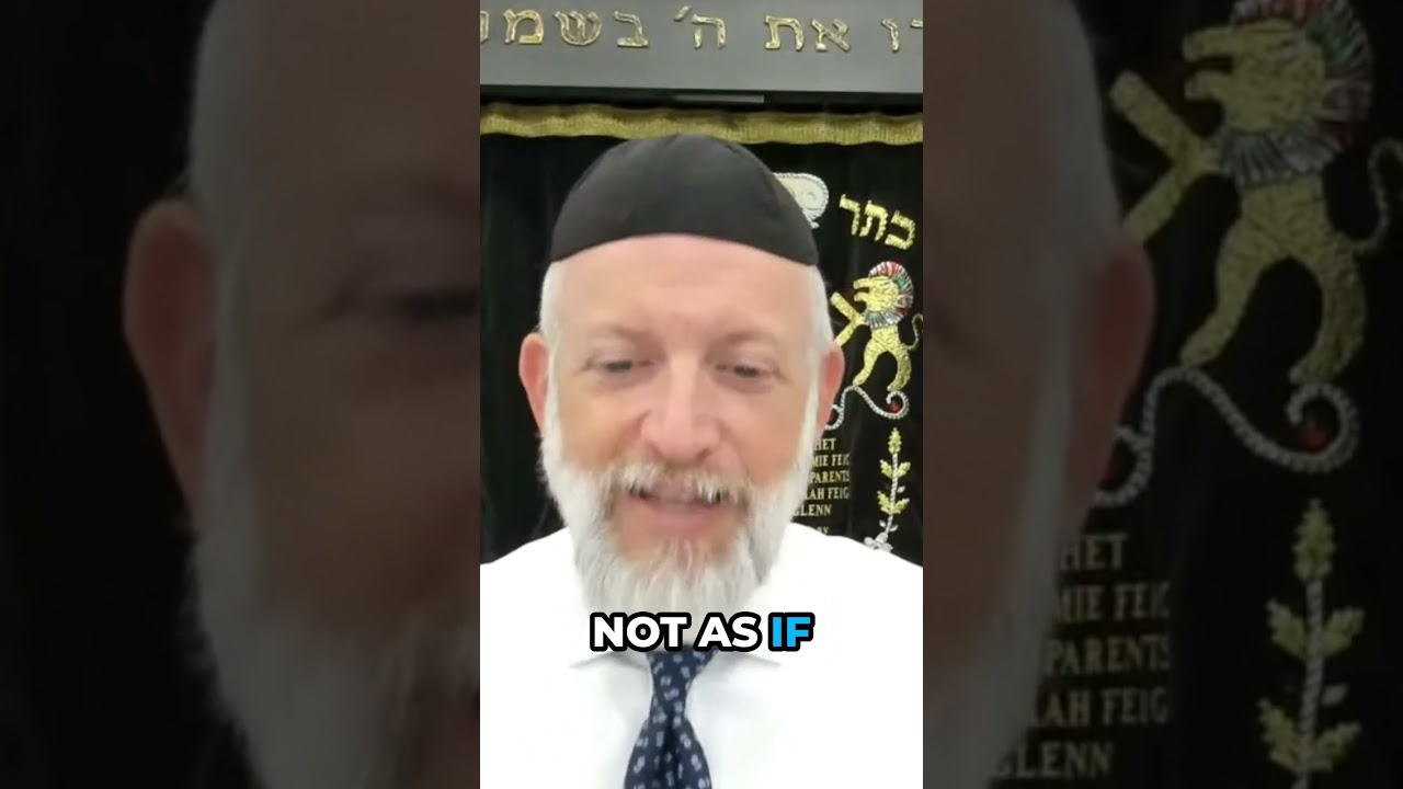 Hashem was RIGHT IN FRONT OF HIM!