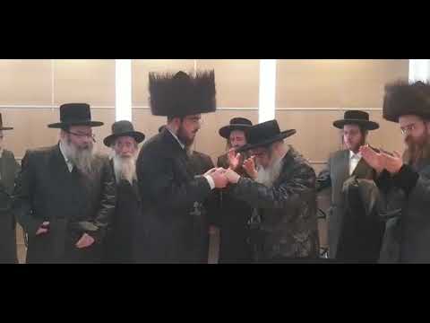 שבע ברכות פון  בן כ"ק אדמו"ר מסאדיגורא שליט"א בהשתתפות כ"ק אדמו"ר מסאטמאר שליט"א
