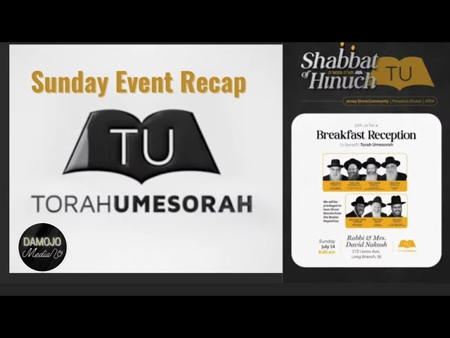 Torah Umesorah Sunday Morning Event Recap Video