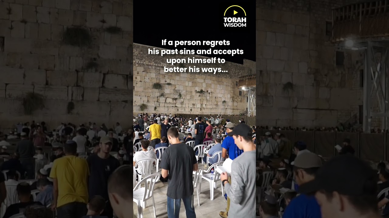 Selichot At The Western Wall In Jerusalem #shorts