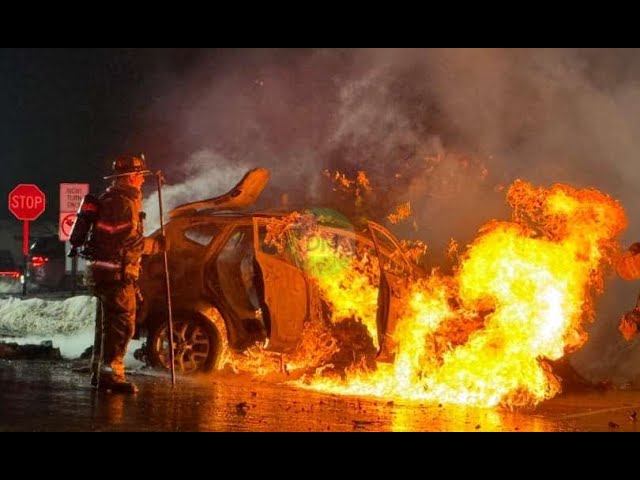 Vehicle Fire on Milpond Parkway