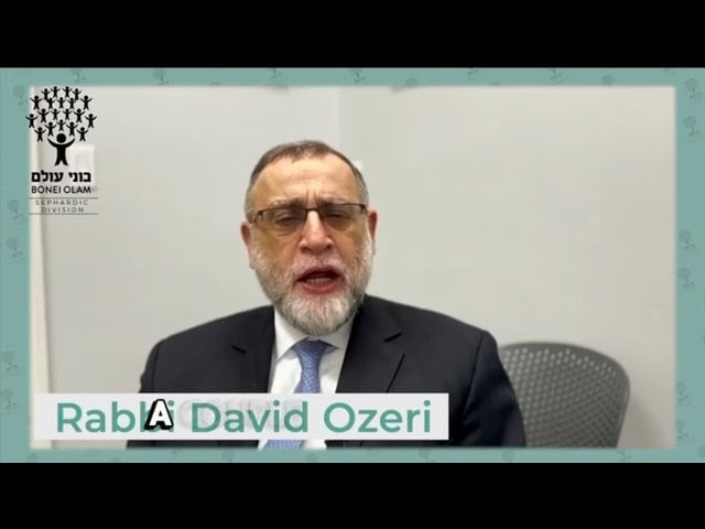 Bonei Olam Bolts of Hizzuk: Rabbi David Ozeri - How Can Anybody Say No to Bonei Olam?