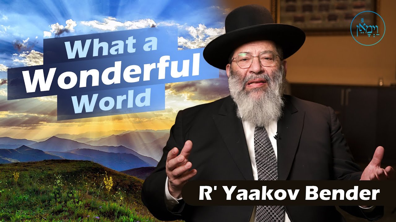 What a Wonderful World | Rabbi Yaakov Bender