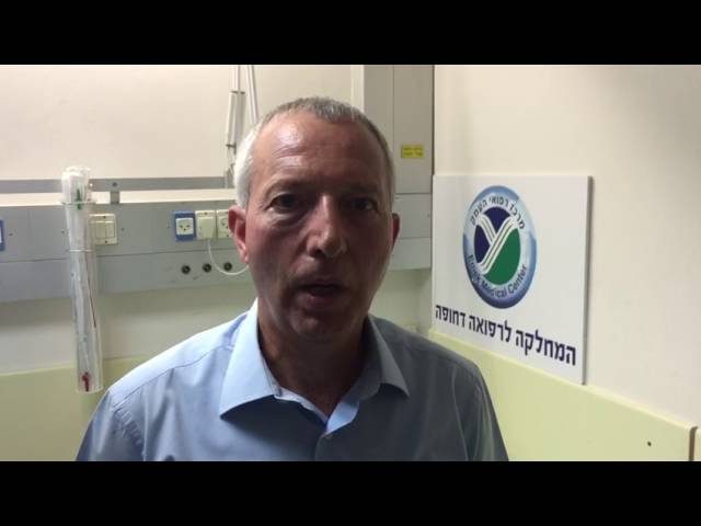 Dr. David Almog updates on the injured (Media Resource Group)