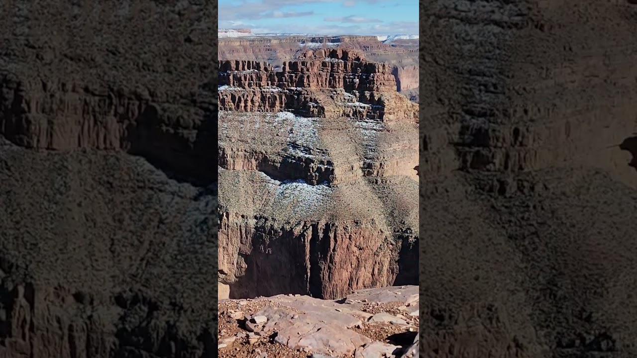 Grand Canyon West In The Snow