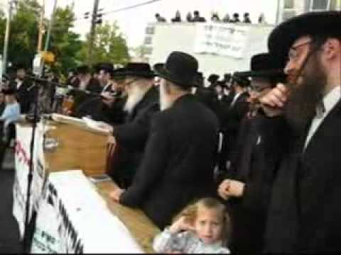 Protest Against Rabbi Aron Teitelbaum public school