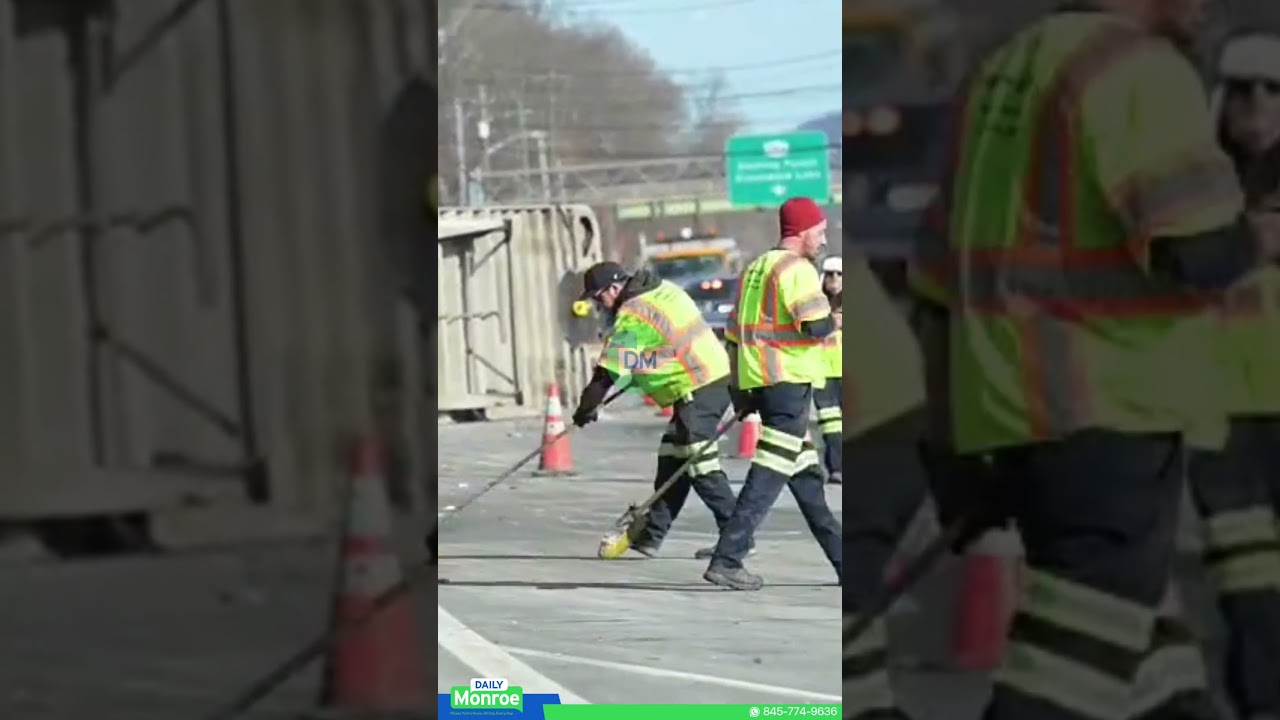 Tractor-Trailer Rollover on Route 17