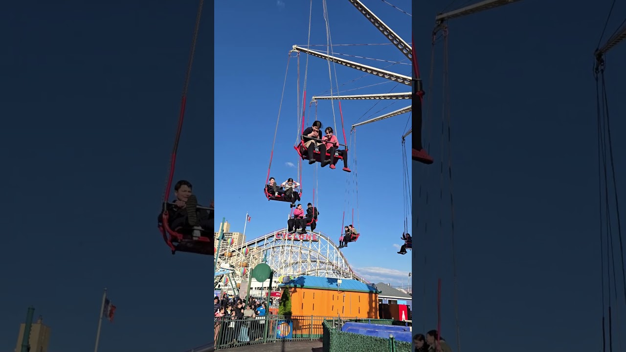 Chol Hamoed Pesach in Luna Park, Coney Island, Brooklyn - 4/15/25