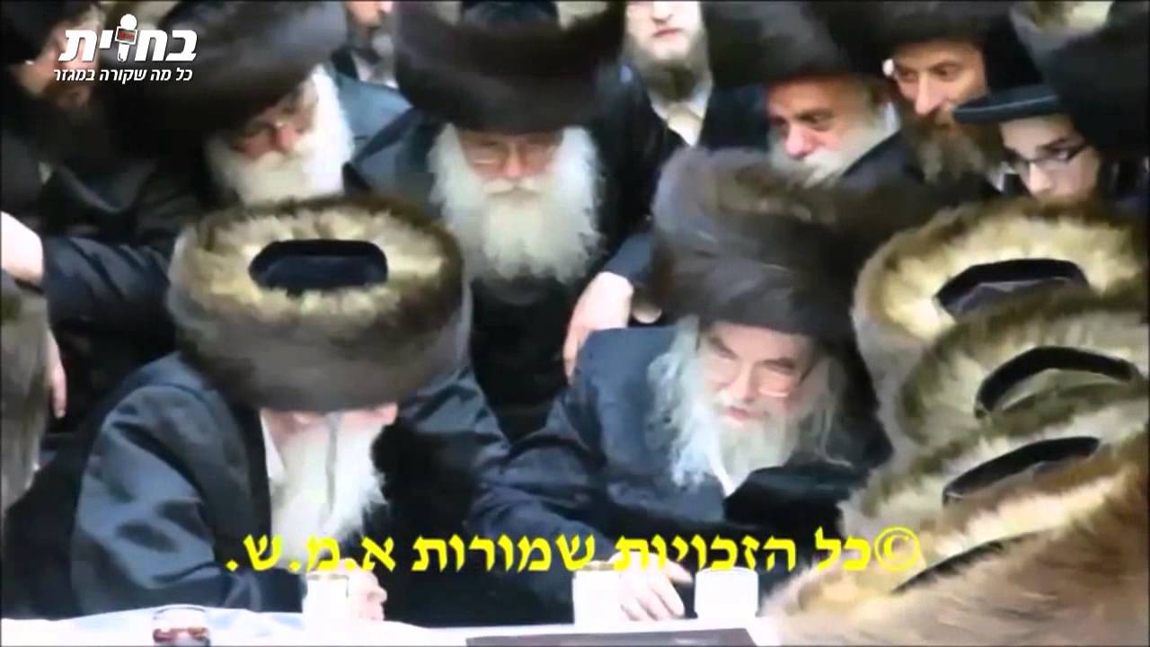 האדמו"ר ממחנובקא בביקור אצל האדמו"ר מבעלזא - חה"מ סוכות תשע"ו