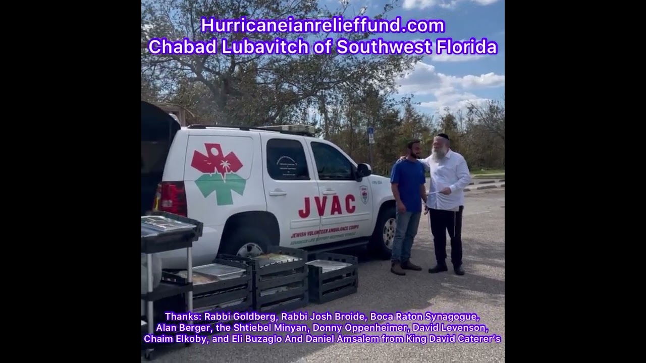 Boca Raton Jewish Community Thank you! Hurricaneianrelieffund.com Chabad Lubavitch Southwest Florida