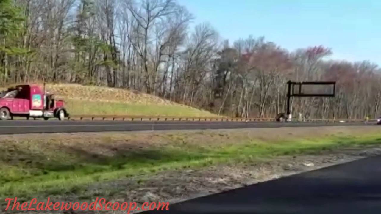 Fatal accident scene GSP south