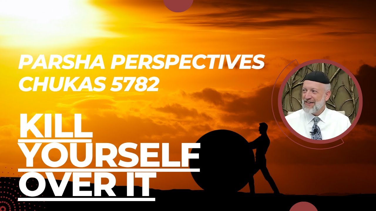 Parsha Perspectives (Chukas, 5782) - Kill Yourself Over It