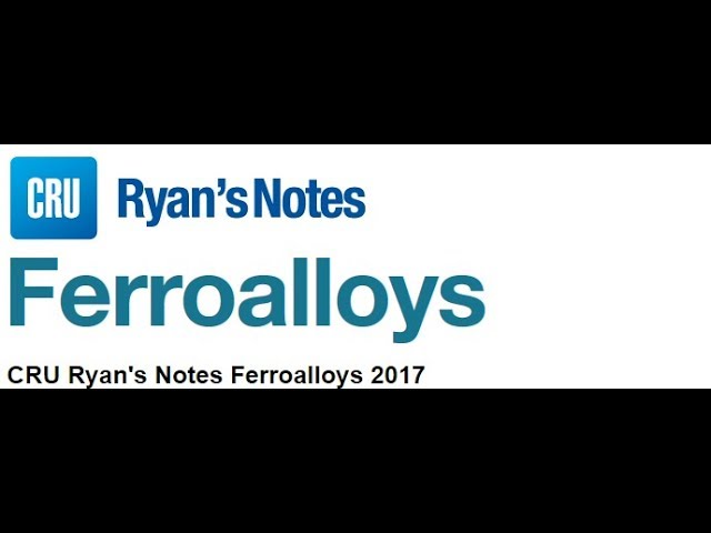 Ryans Notes Ferroalloys Announcements