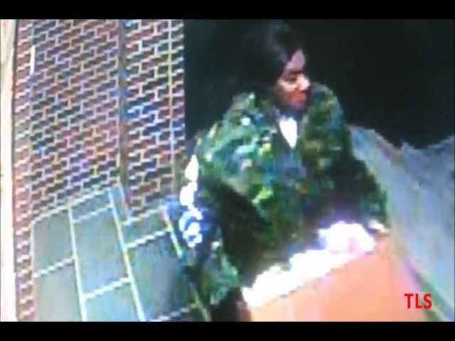 Surveillance of Burglar Stealing Grocery Order From Front Door