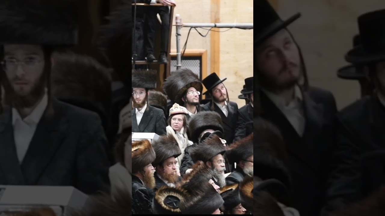 קטע חזנות מתוך שמחת השבע ברכות המרכזי - בית בעלז