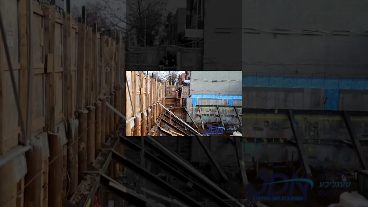האדמו"ר מלוצק ביים גיסן דעם אבן הפינה פארן נייעם בנין ביהמ"ד קארלין סטאלין אין בארא פארק