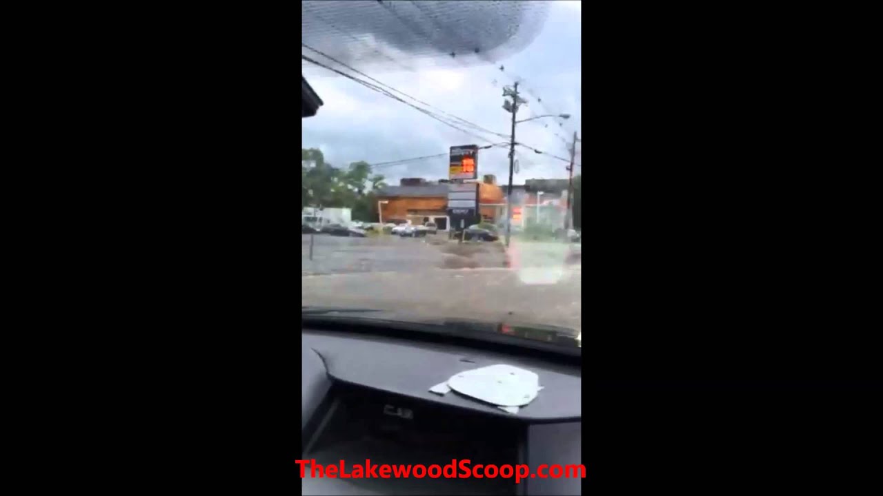 Flooding in Lakewood 7 14 14 Route 9