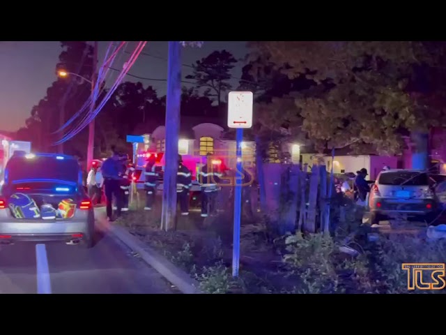 CPR after crash on County Line