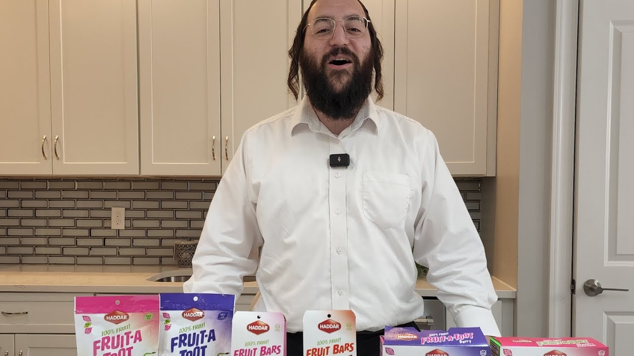 *PRODUCT OF THE WEEK* with Yossy Brach @Shvere Chusid. HADDAR fruit bar candy