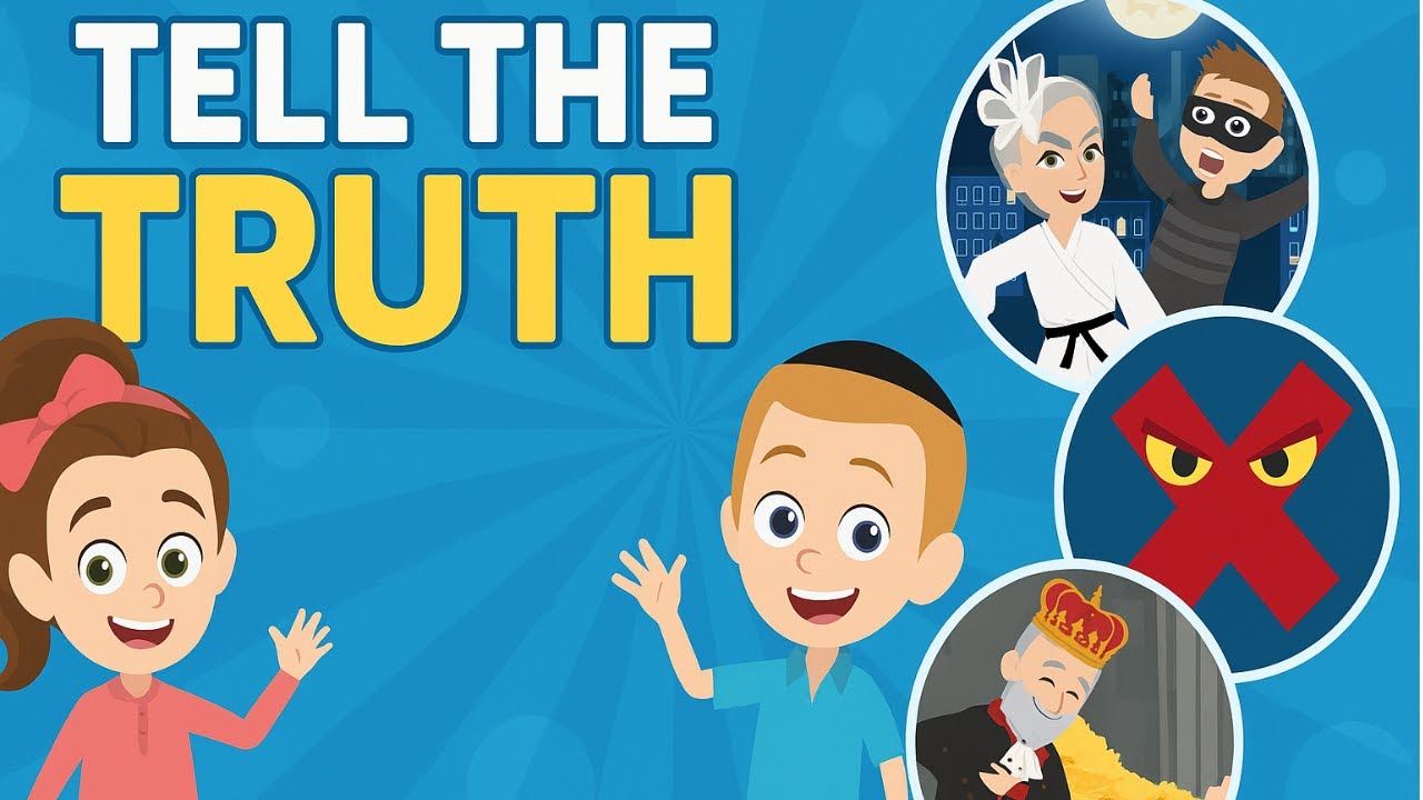 Lies, Stay Away! מדבר שקר תרחק - Jewish Song About Telling the Truth for Kids
