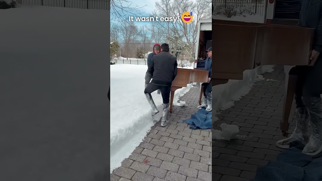 900lb Piano vs. The Snow ⛄️