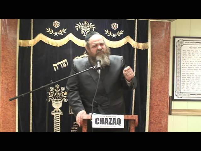 Rabbi Shmuel Klein on "Connecting to God with Emuna" at the CHAZAQ Melave Malka