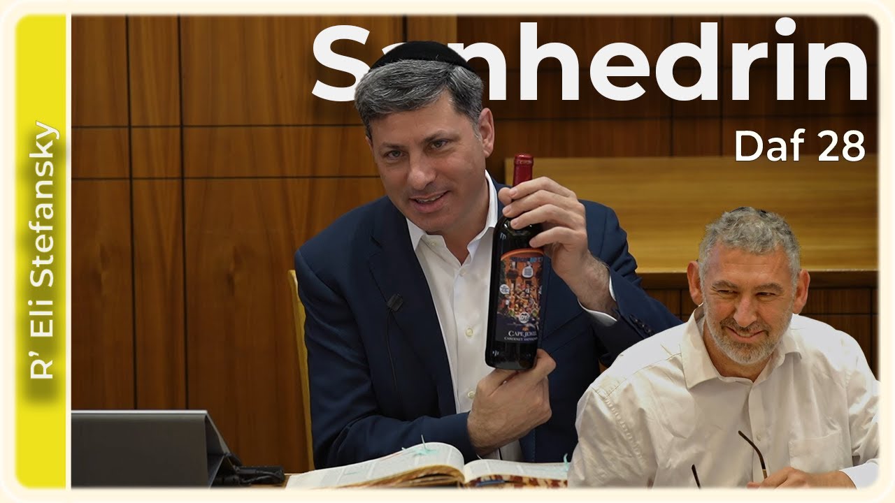 Daf Yomi Sanhedrin Daf 28 by R’ Eli Stefansky
