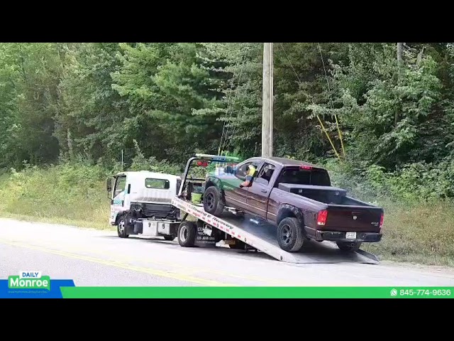 State police impound and tow away a vehicle on Nininger Road.