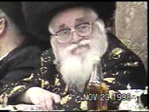 היסטארישע ווידעאו פון כ"ק אדמו"ר ה"ישועות משה מויזניץ זצ"ל - בר מצוה גולדמן נ''ז+תשליך