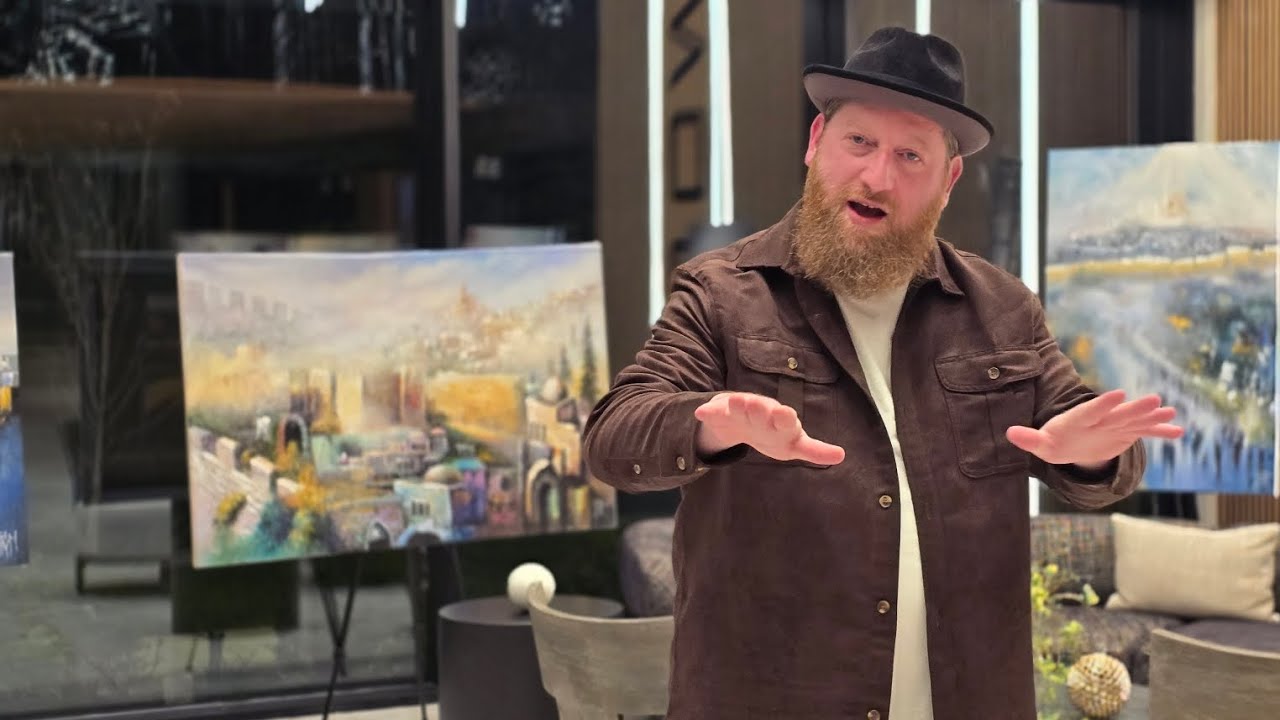 Live with Moshe Feldman at Westwood, showing beautiful art from renowned Israeli artist Yossi Bitton