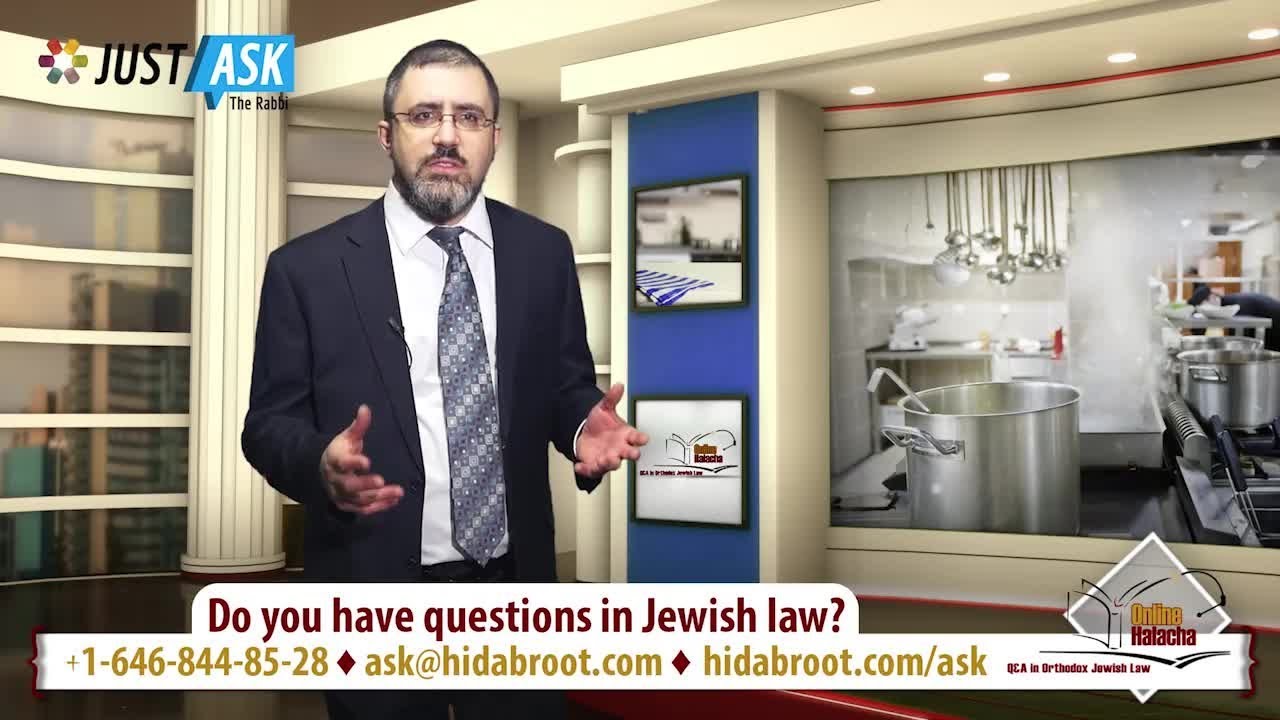 How Do I Kosher My Dishes for Passover? - Rabbi Shay Tahan