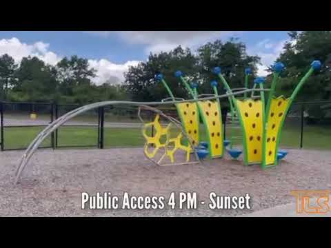 New Oak Street Playground Opens to the Public - includes Special Needs Section