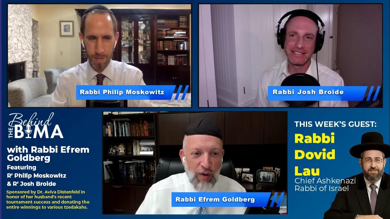 #68: Behind the Bima - Chief Rabbi Dovid Lau