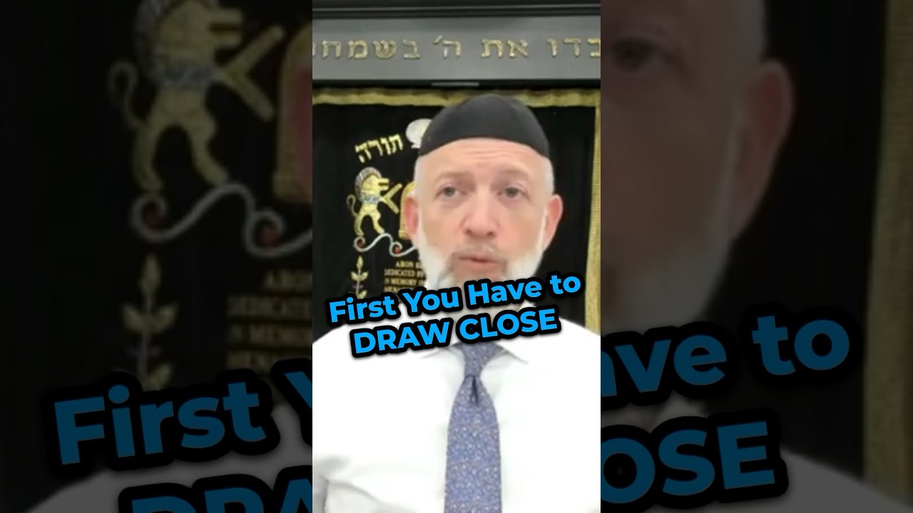 You can only LEAN on Hashem if you're NEXT TO HIM.