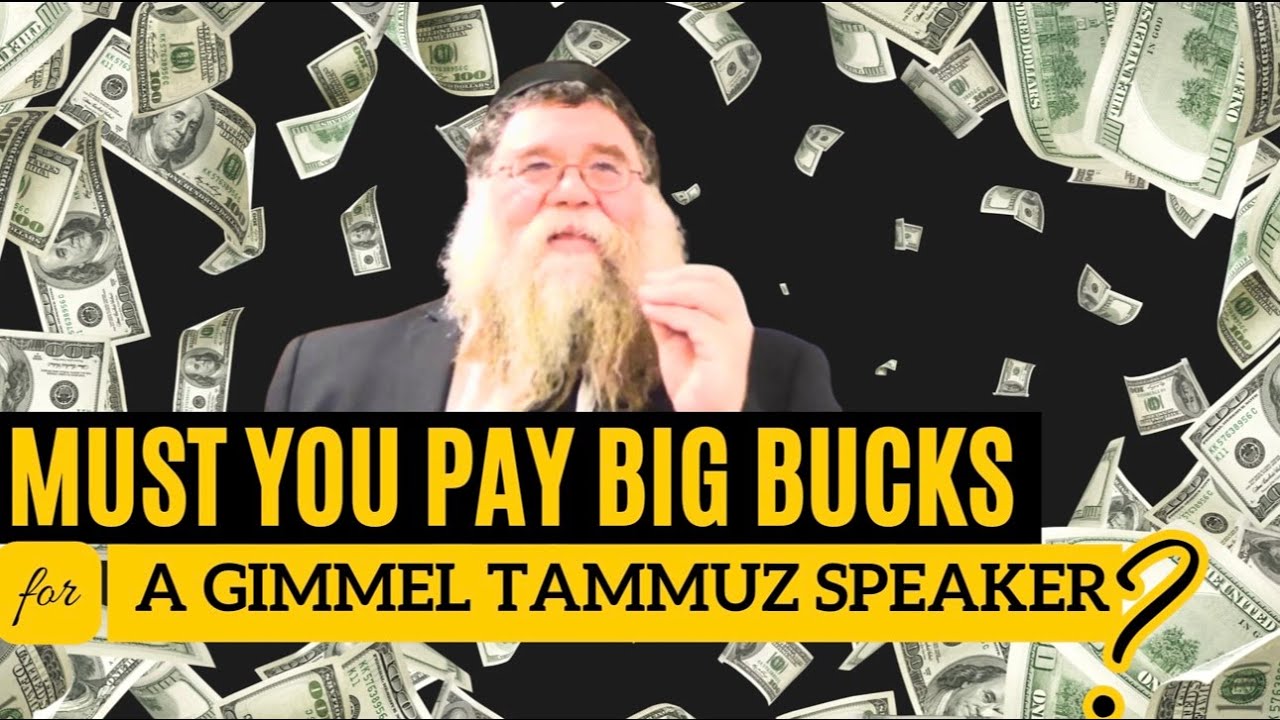 Gimmel Tammuz Opportunity for your community - you get what you pay for!